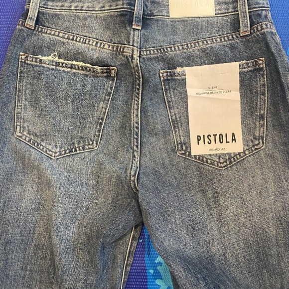 Pistola Blue Flare & Wide Leg Jeans - Picture 6 of 7